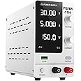 FEITA C305 DC Power Variable Supply Adjustable 30V 5A High Precision Bench Lab Power Supplies Programmable with Output Switch, 5V/2A USB Interface for Anodizing & Electroplating Kit