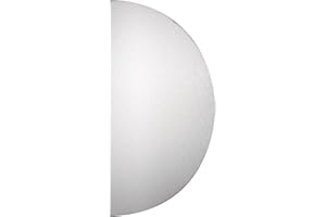 DUVAL BILCOCQ 1630 DFA33220 Plaque Demi-Lune adhésive 300x150x1 Alu Argent-Chant adouci-11-0102-1630