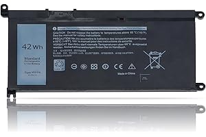 BIUBOTY YRDD6 Battery Compatible with Dell Laptop Battery YRDD6 for Inspiron 5482 5485 7586 3583 5491 5481 5593 5584 3310 3493 3582 3584 3593 3793 5480 5581 5590 5585 5594 5598 3501 Vostro 3491