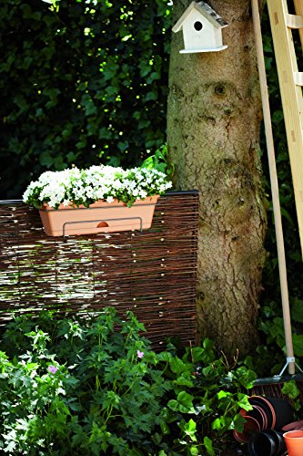 elho Green Basics Balkonkasten All-in-One Geländertopf 50cm – Lebhaft Schwarz - 5