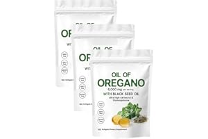 RIETOIU 2025 New Resilia Oil of Oregano Softgels,Resilia Oil of Oregano with 6000mg Black Seed Oil,Immunity Naturally, Easy-to-Swallow, Rich in Nutrients, Experience Enhanced Wellness (3)