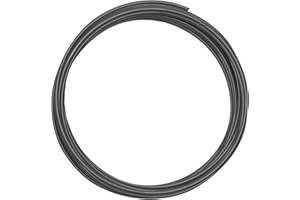 Vaessen Creative Fil Aluminium 5 m x 2 mm - Fil Métallique Anthracite Pantone (Gris) - Fil de Fer Souple pour Loisirs Créatifs, Perlage et Fabrication de Bijoux