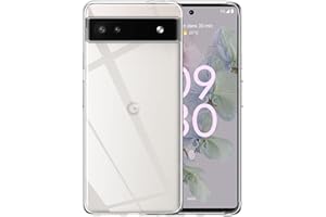 Verco Etui na telefon komórkowy do Google Pixel 6a Case, etui na telefon komórkowy do Pixel 6a przezroczyste cienkie przezroczyste silikonowe