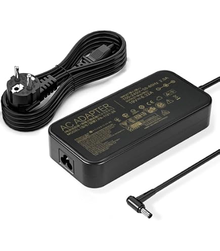 Caricabatterie 120W 19V 6.32A Per Notebook ASUS E Toshiba - Compatibile Con N56, N550, K55, X55 E Molti Altri