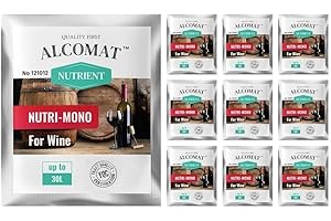 Alcomat NUTRI-MONO 10 Stück zu 10 g - Hefenahrung für schnelle und vollständige Gärung - Enthält YAN & Phosphor