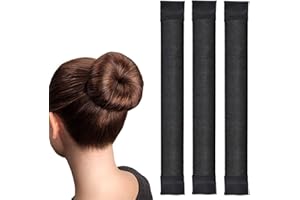 ‎DILARA Original Dutt Maker Hilfe - Dutt Band machen - Hair Bun Maker - 3x Set (schwarz)