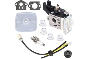 ZAMDOE Carburateur GT 225 pour Echo GT225 GT225i GT225L GT225SF SRM 225 SRM225i SRM225SB SRM225U Pas 225 PE225 PPF225 SHC225 Coupe-Herbe désherbant avec Kit de Mise au Point