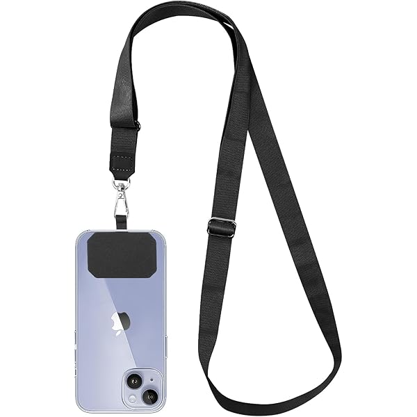 2 Lacci Per Cellulare Con Patch Adesive - Cordino Regolabile Da Collo Per Tutti Gli Smartphone - Foto 2
