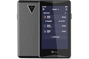 ELLIPAL Hardware Wallet-for BTC XRP ETH XLM USDT LTC Dash,Small Cryptocurrency Cold Wallet Titan, Multi-Currency&Token Support, Anti-Disassembly&Tampering, No Need Stickers/Tape,Air-gapped Security