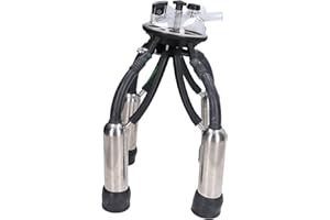 Pwshymi Gruppo di Mungitura in Silicone in Acciaio Inossidabile, Antiruggine, di Alta qualità, per Mungitrici per Bovini e Ovini