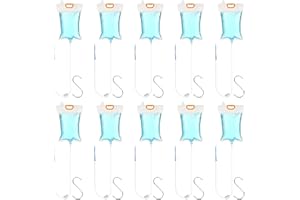 N BLESSING 10 Pack 3.5L Plant IV Water Bag Automatic Plant Drip Watering Bags - Indoor Outdoor Self-Watering System with Adjustable Flow|Durable & Water-Saving Plant Watering Kit Set