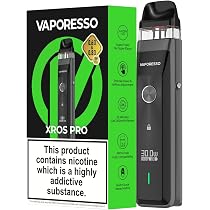 vaporesso xros pro uk price XROS Pro Pod Kit For Vaporesso, 1200mAh Battery, Automatic Inhale  Activation Technology, Leak-Resistant, 2ml Cartridge Capacity, No Nicotine,  (Black): Amazon.co.uk: Electronics & Photo