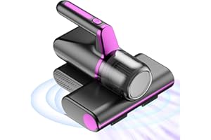 Liwankaqi Aspiratore per acari, 14 kpa velocità di sterilizzazione con lampade UV LED, aspirapolvere per materassi, detergente per materassi con vibrazione ad alta frequenza con almeno 8.000