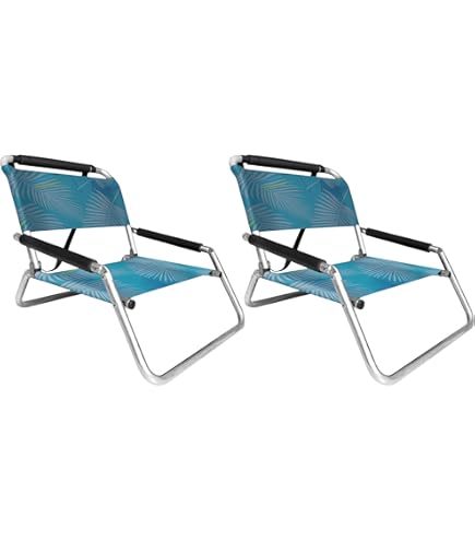 Homecall Strandstoel, inklapbaar, lichte klapstoel, strand, 5-traps Homecall Strandstoel, inklapbaar, lichte klapstoel, strand, 5-traps