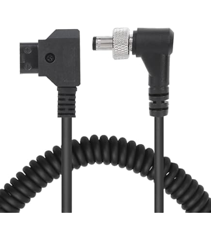 Eonvic 4 Pin Plug to Bus 4Pin XLR Power Cable for DSLR Camera (1M