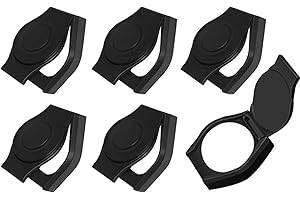 iJiZuo Paquete de 5 Cubierta de Cámara Web, Funda Protectora para Cámara Web, Protegiendo Seguridad de Privacidad, para Laptop, Mac, Ordenador(Negro)