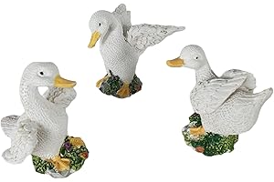 ‎ASPINAWORLD Aspinaworld Deko Gans Figur im 3er Set 6 cm, Wohnzimmer Deko, Dekofigur, Wohndeko, Tierfigur, Gänse Figur