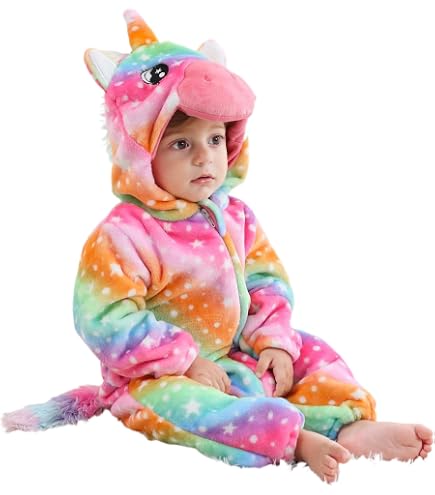 Costume De Dinosaure Tricératops Pour Bébé – Combinaison Tout-petit – Musée D’Histoire Naturelle – Bleu/Marron – 6 Mois à 3 Ans