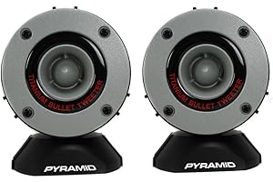 GK SOUND ZESTAW DO PYRAMID TW28 2 szare superwysokotonowe głośniki o mocy 150 W RMS i maksymalnej 300 W, impedancja 4 Ohm, czułość 96 dB, do stosowania przy SPL, do panelu samochodowego, w parach