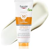 Eucerin Sun Body Oil Control Gel-Cream SPF 50+ (200ml), 50+ Sun Protection Gel with UVA/UVB Filters, Anti-Glare Sun Cream, Su