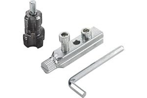 Eawfgtuw Boru Geçirici ve Kırık Tel Çıkarıcı Aleti için/2 İnç ve 3/4 İnç Borular, Elektrikli Matkap Uyumluluğuna Sahip Çift B