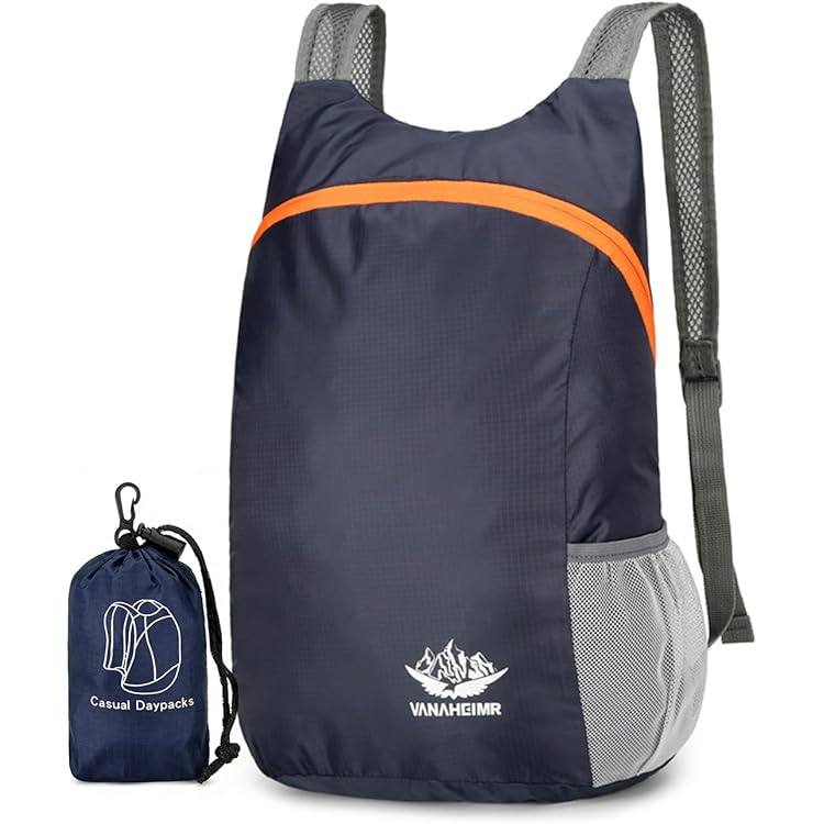 DAIHAN Ultra Lightweight Foldable Backpack, Small Hiking
