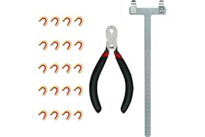 THREE ARCHERS Archery T Bow Square Set Bowstring Nocking Point Buckle Piler for Recurve Bow Hunting Bow