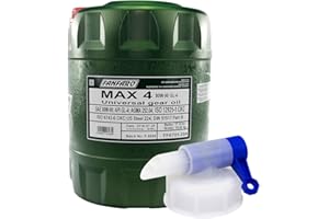 Getriebeöl FANFARO MAX 4 80W-90 GL-4 API GL4 Schaltung 20 Liter inkl. Auslasshahn