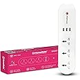 HomeMate WiFi Smart Power Strip Board (Pack of 1)| No Hub Required | Compatible with Alexa, Google Home and Siri | 10A,240 Volts