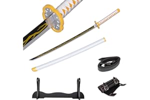 Churgigi Katana Demon Slayer Zenitsu Sabre Demon Slayer Tanjiro Catana Katana Tanjiro Rengoku Sanemi Shinobu Muichirou Sabre Japonais Cosplay Épée en Bois
