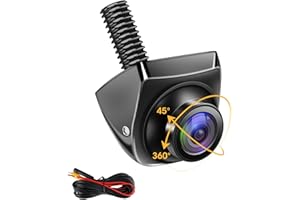 Jansite Camara Marcha Atras Coche, Ajustable AHD 1080P Cámara Trasera para Coche 170°Ángulo Ancho Universal Camara Marcha Atras Visión Nocturna 12V-24V