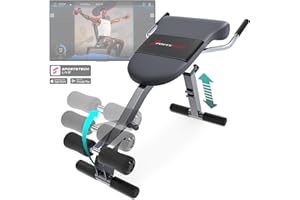 ‎SPORTSTECH Sportstech Klappbare & verstellbare 3in1 Hantelbank für Zuhause – Bauchtrainer, Rückentrainer & Beincurler | Optimal für ein effizientes und effektives Home Gym Workout bis 130kg | BRT200