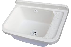 MCM LAVABO LAVANDINO RESINA ANTIURTO ESTERNO LAVATOIO BAGNO nuovo casa FRA 416135
