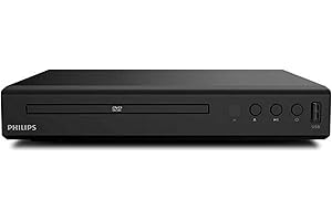 Philips TAEP200 Reproductor de DVD/CD - HDMI, Full HD, Conexión de Medios USB, DivX Ultra, Control Remoto - Negro