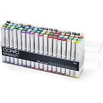 Copic Marker 72-Piece Sketch Set A : Amazon.in: Home & Kitchen