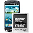 Battery for Samsung Galaxy S3 Mini 1600 mAh (without NFC), High Power Replacement Battery Compatible with Samsung Galaxy S3 Mini GT-i8190, Ace 2 GT-i8160, S Duos GT-S7562, S7568