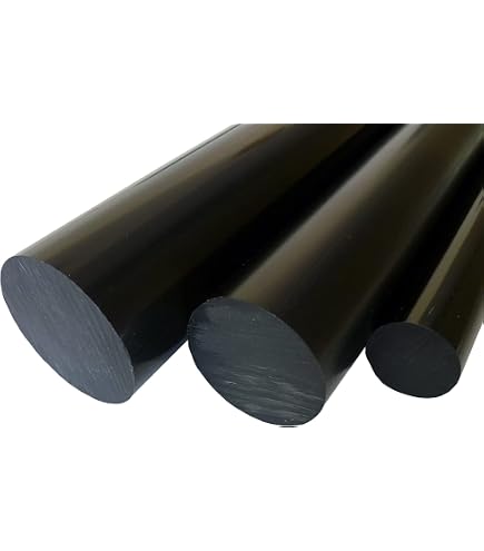 Barre Ronde POM Noir Ø30mm X 500mm - Plastique Technique Haute Résistance - Pour Usinage