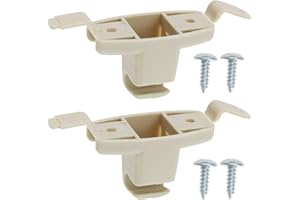 YINETTECH 2pcs Car Sun Visor Bracket Hook Car Sun Visor Clip Sun Visor Retainer Car Sun Visor Plastic Hook 51168243575 Compatible with BMW E46 323i 323Ci