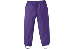 GENÉRICO Peto Impermeable Bebe Niños Niñas Pantalon Chubasquero niño Peto niño Unisex Outdoor Ropa para niños Pantalón de Agua Impermeable Transpirable para niños Lluvia