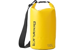 IDRYBAG DRYBAG Bolsas Secas para Kayak Impermeables 2L/5L/10L/15L/20L, Bolsa Seca Pequeña Impermeable Flotante, Saco Seco Impermeable para Paddleboarding y Viajes