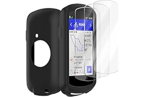 Arvoni Funda de Silicona para Garmin Edge 1040, 3 Protectores de Pantalla para Garmin 1040 Edge, Antigolpes Todo Incluido Ideal para Bicicleta, Exterior y Touring