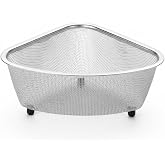 Orret Home Paslanmaz &Ccedil;elik Ayaklı Lavabo İ&ccedil;i &Ccedil;&ouml;p S&uuml;zgeci &ndash; 18x13x10 cm Hijyenik ve Pratik Gider Filtresi, Bulaşık S&uuml;ngeri ve 