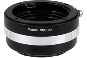 Fotodiox Adapter do mocowania obiektywu kompatybilny z soczewkami Pentax K AF (KAF) do aparatów Sony E-Mount