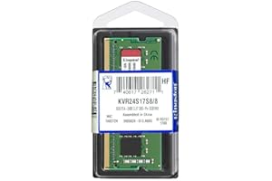Kingston Technology ValueRAM 8GB DDR4 2400MHz Module 8GB DDR4 2400MHz módulo de - Memoria (8 GB, 1 x 8 GB, DDR4, 2400 MHz, 260-pin SO-DIMM, Verde)