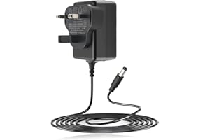 GAINSTEN 21V 0.5A Lithium Battery Charger 100-240V 50/60HZ for Saker Portable Mini Chainsaw Leaf Blower Electric Pruning Shears Small Handheld Chain Saw Pruning Shears AC/DC Adapter UK Plug 1.2M Black