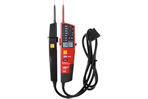 Spannungstester und Durchgangsprüfer, UNI-T UT18C Multifunktion Wasserdichte Digital Voltage Meter Voltmeter Spannung Tester 12V~690V AC/DC Automatische Reichweite LCD Anzeigen