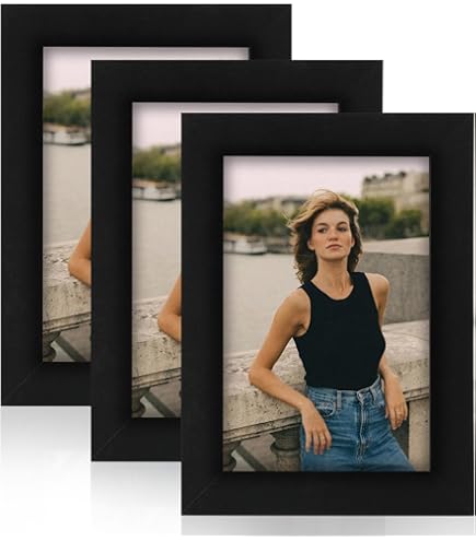 Cornice Portafoto In Legno MDF 79x50 Cm DR35 - Vetro Acrilico Antiriflesso, Made In Germany - Foto 6