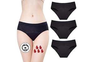 ZVZK Period Panties Heavy Flow 30ML Women Absorbent Leak Proof Panty Period Pants Menstrual Underwear Briefs Hipster