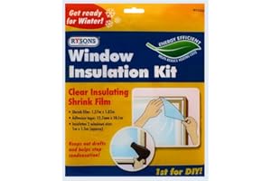 RYSONS SINCE 1976 RYSONS Window Insulation Kit Fit Double Glazing Shrink Film Draught Excluder Condensation