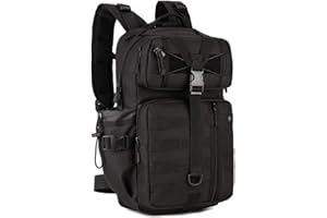 YuanWen Hiking Backpack, 30L Molle Tactical Backpack Military Assault Pack Laptop Waterproof Rucksack for Hiking Camping Travelling Outdoors Trekking